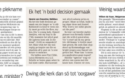 NEE, MAN, EK LIEG ELKE WOORD